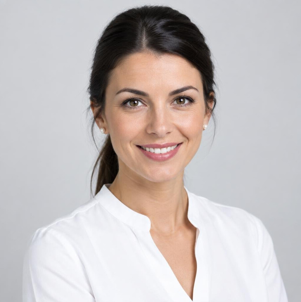 Studio portrait of a Slovenian woman nutritionist